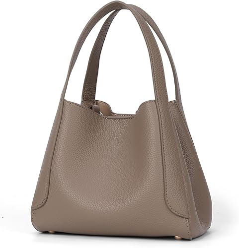 Borsa a mano di medie dimensioni, borse a secchiello da donna, borsa a tracolla morbida, borsa a spalla di design alla moda