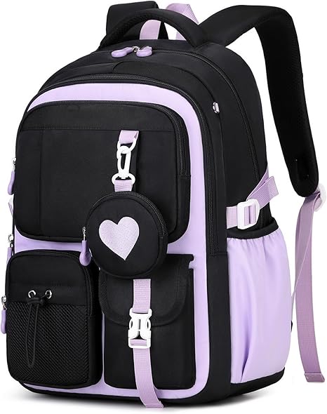 Zaino da ragazza, zaino per bambine, borsa scolastica per studenti delle scuole elementari, medie e superiori.